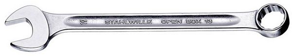 Produktbild: Ringmaulschl&uuml;ssel OPEN BOX 13 SW 5,5mm L.100mm Form A CR-A-STA STAHLWILLE