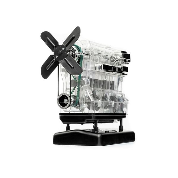 Produktbild: FRANZIS 67175 - Der gro&szlig;e Technikbausatz 4-Zylinder-Motor - Facelift 2026