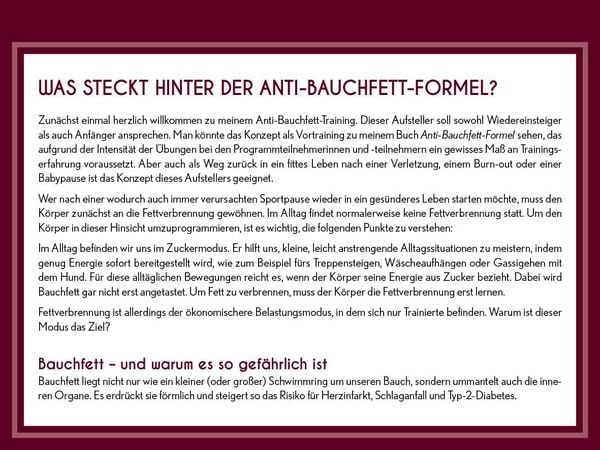 Produktbild: Anti-Bauchfett-Formel