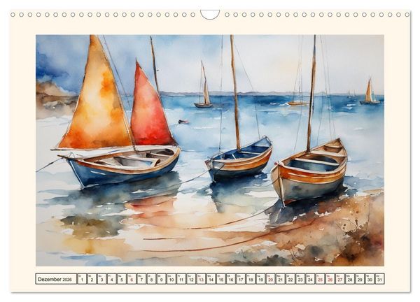 Produktbild: Facetten des Meeres (Wandkalender 2026 DIN A3 quer), CALVENDO Monatskalender
