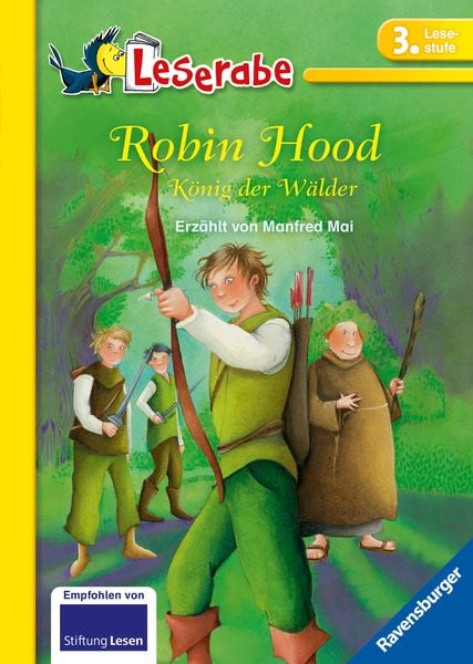 Produktbild: Leserabe 3. Lesestufe - Robin Hood, K&ouml;nig der W&auml;lder