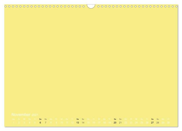 Produktbild: Bastelkalender - Gelb (Wandkalender 2027 DIN A3 quer), CALVENDO Monatskalender
