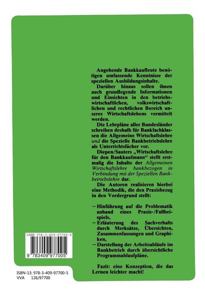 Produktbild: Wirtschaftslehre f&uuml;r den Bankkaufmann