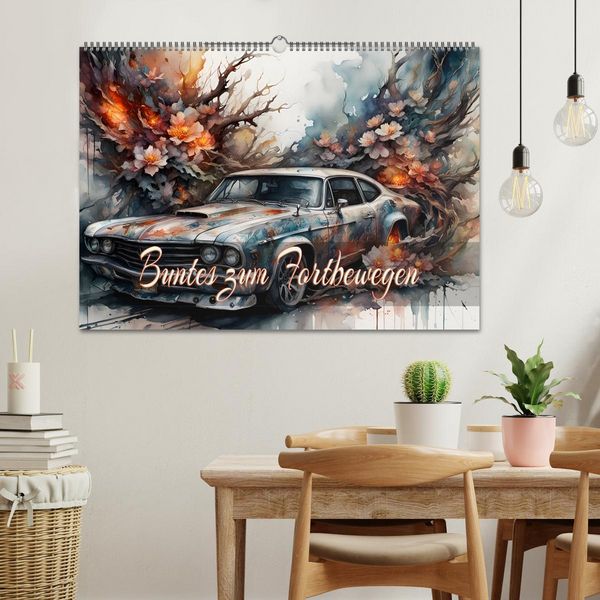 Produktbild: Buntes zum Fortbewegen (Wandkalender 2026 DIN A2 quer), CALVENDO Monatskalender