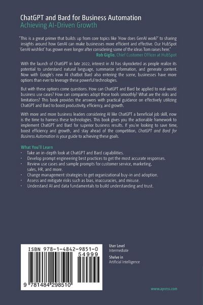 Produktbild: ChatGPT and Bard for Business Automation