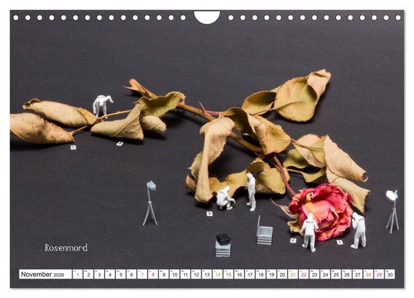 Produktbild: Erdbeerj&auml;ger ... und andere Mini-Welten (Wandkalender 2026 DIN A4 quer), CALVENDO Monatskalender