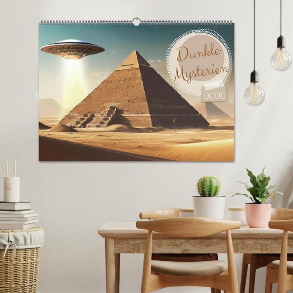 Produktbild: Dunkle Mysterien (Wandkalender 2026 DIN A2 quer), CALVENDO Monatskalender