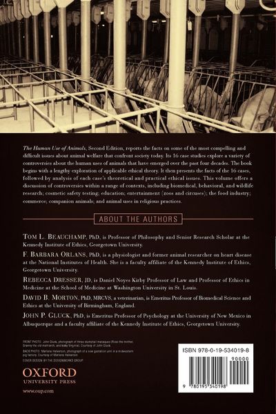 Produktbild: The Human Use of Animals