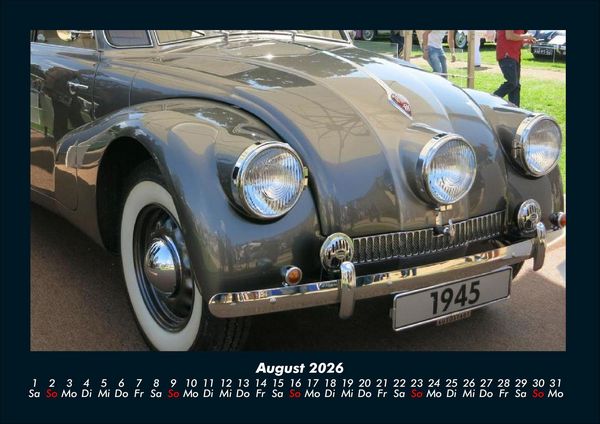 Produktbild: Welt der Oldtimer 2026 Fotokalender DIN A4