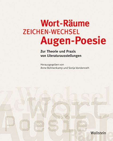 Produktbild: Wort-R&auml;ume, Zeichen-Wechsel, Augen-Poesie