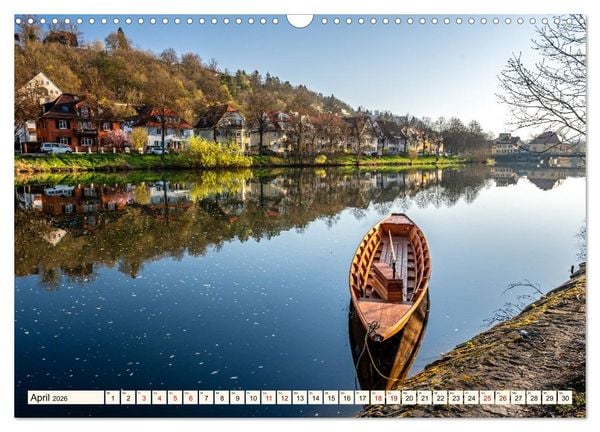 Produktbild: T&uuml;bingen - Schw&auml;bische Perle am Neckar (Wandkalender 2026 DIN A3 quer), CALVENDO Monatskalender