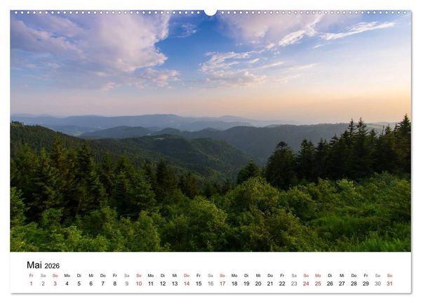 Produktbild: Naturerlebnis Nordschwarzwald (hochwertiger Premium Wandkalender 2026 DIN A2 quer), Kunstdruck in Hochglanz