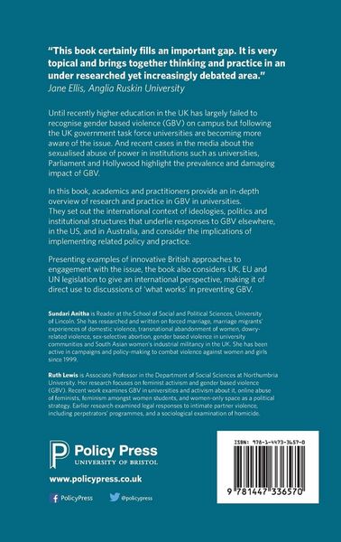 Produktbild: Gender based violence in university communities