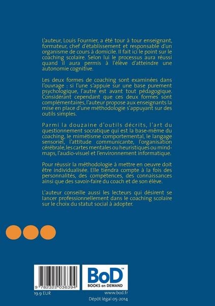 Produktbild: Coaching scolaire p&eacute;dagogique - apprendre vite et mieux