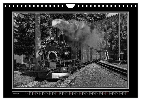 Produktbild: Die Pre&szlig;nitztalbahn (Wandkalender 2026 DIN A4 quer), CALVENDO Monatskalender
