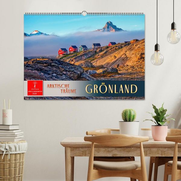 Produktbild: Gr&ouml;nland - Arktische Tr&auml;ume (Wandkalender 2026 DIN A2 quer), CALVENDO Monatskalender