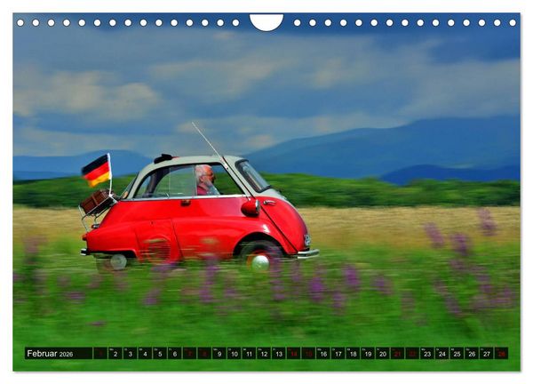 Produktbild: Historische Kleinwagen aus Deutschland (Wandkalender 2026 DIN A4 quer), CALVENDO Monatskalender
