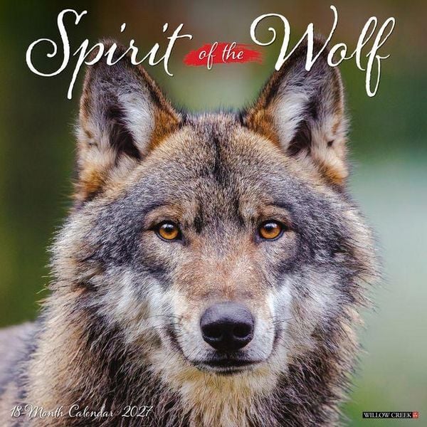 Produktbild: Spirit of the Wolf 2027 12 X 12 Wall Calendar