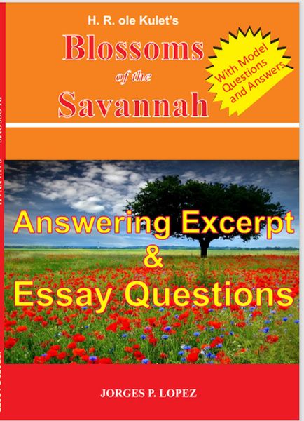 Produktbild: H R ole Kulet's Blossoms of the Savannah: Answering Excerpt & Essay Questions