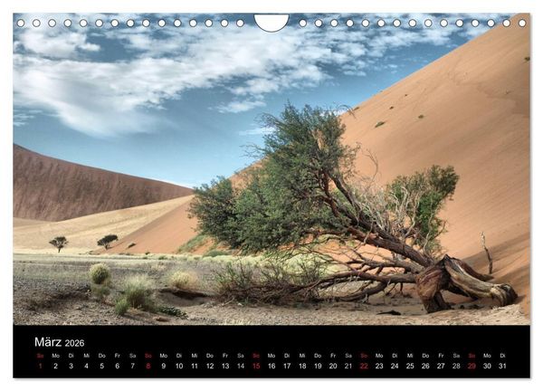 Produktbild: W&uuml;stenzauber Namibia (Wandkalender 2026 DIN A4 quer), CALVENDO Monatskalender