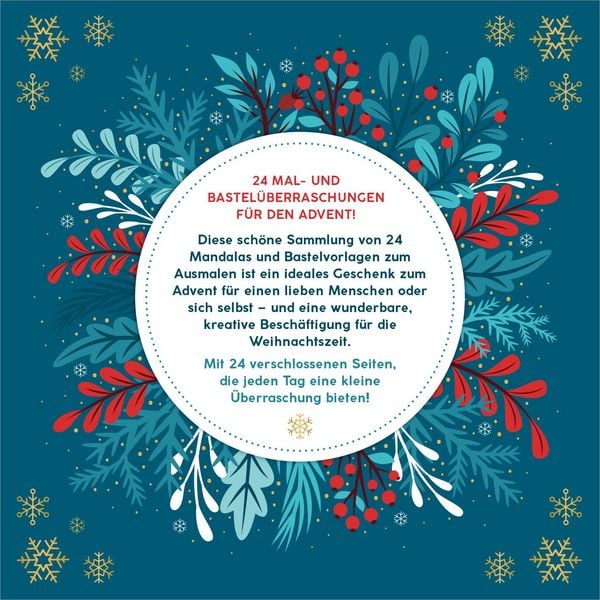 Produktbild: Ausmal-Adventskalender &ndash; Kreative Winterzeit