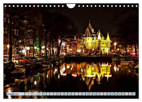 Produktbild: Amsterdam - Venedig des Nordens (Wandkalender 2026 DIN A4 quer), CALVENDO Monatskalender