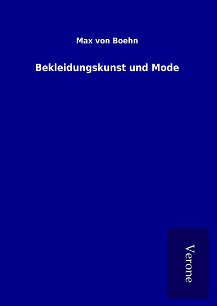 Produktbild: Bekleidungskunst und Mode