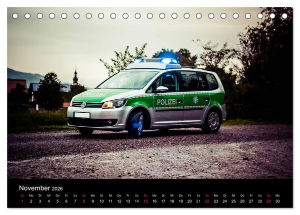 Produktbild: Einsatzfahrzeuge - Bayern (Tischkalender 2026 DIN A5 quer), CALVENDO Monatskalender