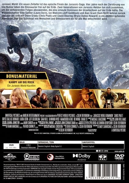 Produktbild: Jurassic World: Ein neues Zeitalter
