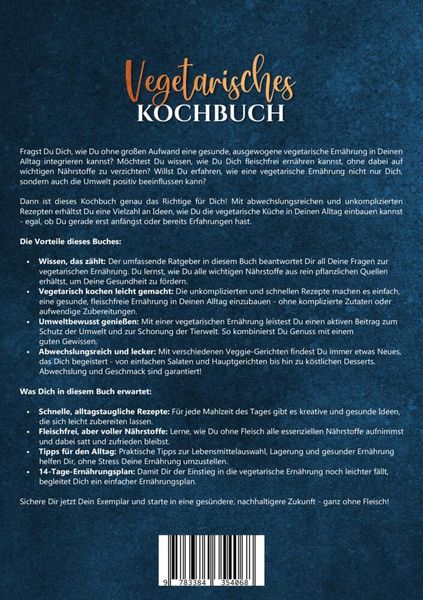 Produktbild: Vegetarisches Kochbuch