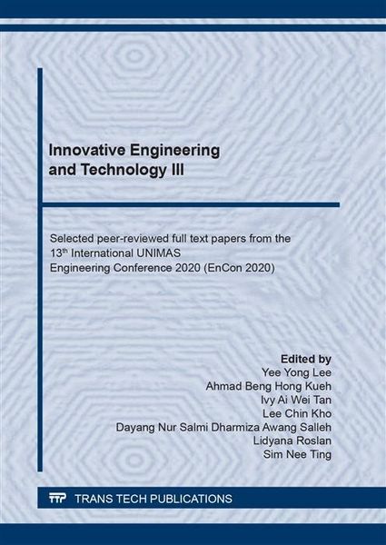 Produktbild: Innovative Engineering and Technology III