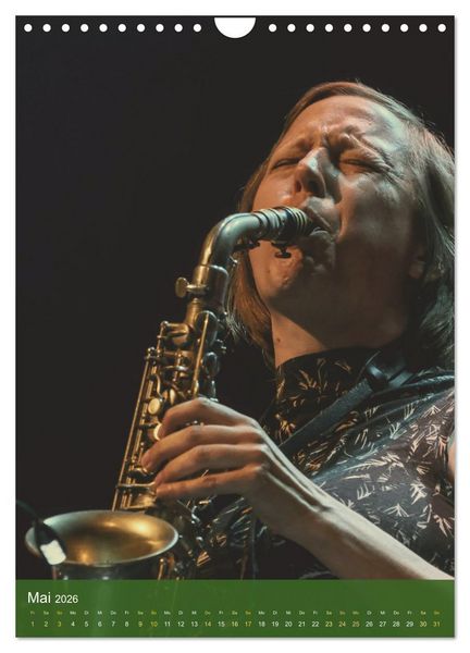Produktbild: Women singing and playing Jazz (Wandkalender 2026 DIN A4 hoch), CALVENDO Monatskalender