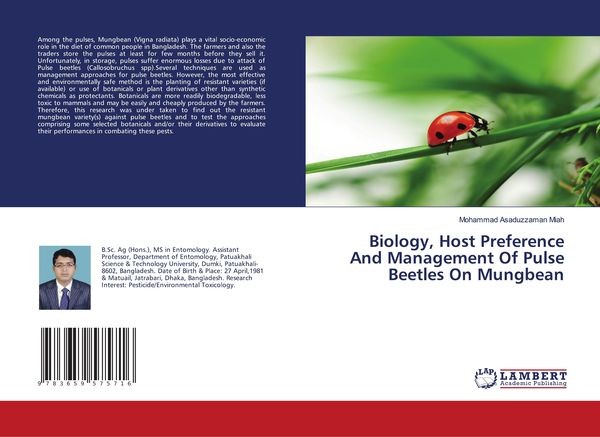Produktbild: Biology, Host Preference And Management Of Pulse Beetles On Mungbean