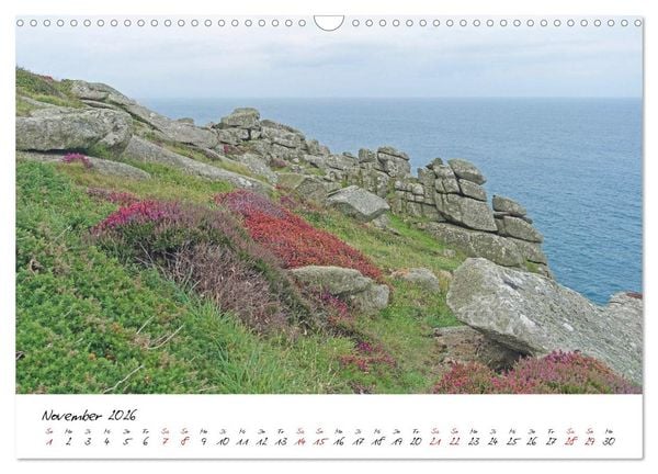 Produktbild: Cornwall. Der malerische S&uuml;dwesten Englands (Wandkalender 2026 DIN A3 quer), CALVENDO Monatskalender
