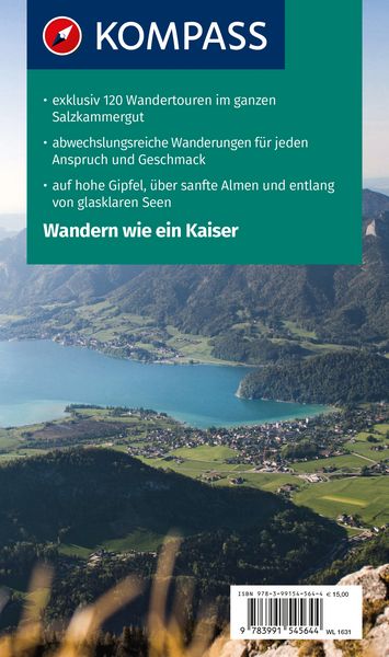 Produktbild: KOMPASS Wanderlust Salzkammergut