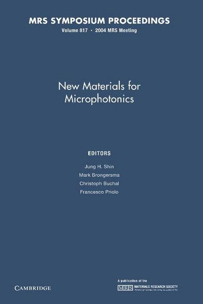 Produktbild: New Materials for Microphotonics