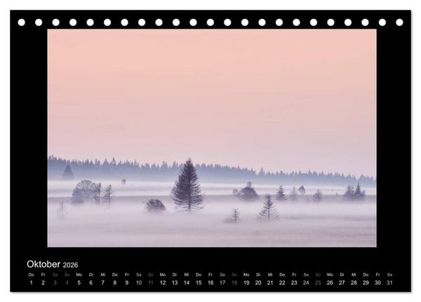 Produktbild: Hohes Venn und Ardennen (Tischkalender 2026 DIN A5 quer), CALVENDO Monatskalender