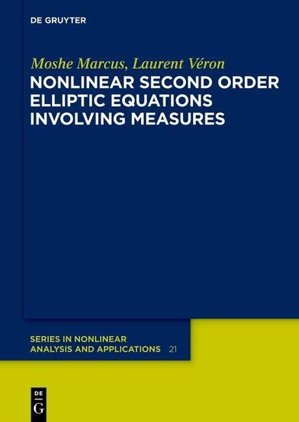 Produktbild: Nonlinear Second Order Elliptic Equations Involving Measures