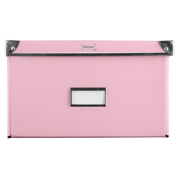 Produktbild: Idena Aufbewahrungsbox faltbar rosa 35x28x17cm
