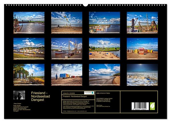 Produktbild: Friesland - Nordseebad Dangast (hochwertiger Premium Wandkalender 2026 DIN A2 quer), Kunstdruck in Hochglanz
