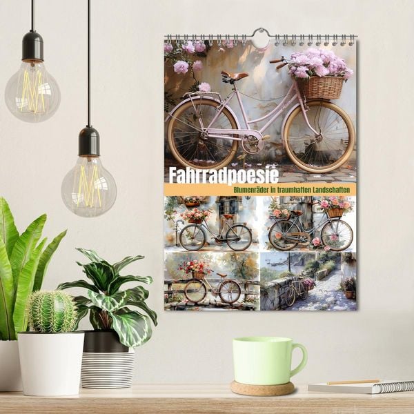 Produktbild: Fahrradpoesie (Wandkalender 2026 DIN A4 hoch), CALVENDO Monatskalender
