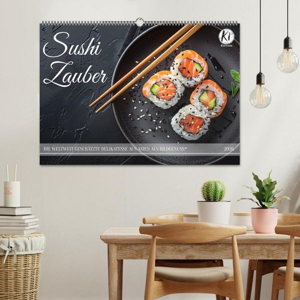 Produktbild: Sushi Zauber (Wandkalender 2026 DIN A2 quer), CALVENDO Monatskalender