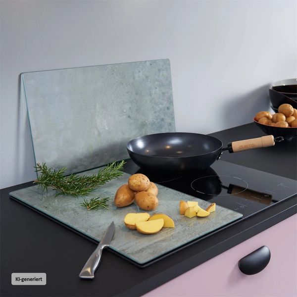 Produktbild: Leonardo Herdabdeckplatten 2er-Set Cucina Steinopotik Leonardo