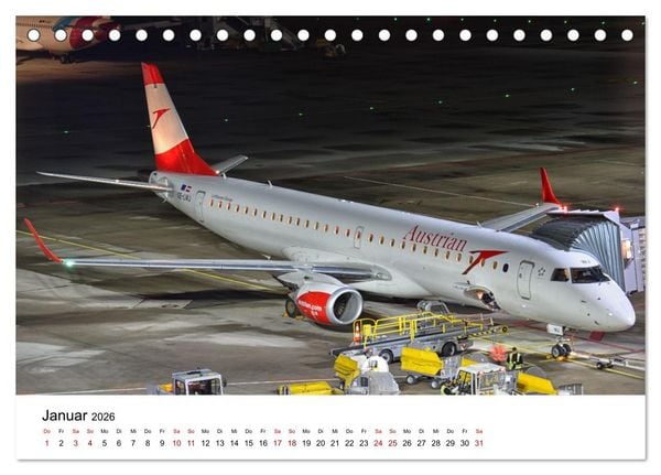 Produktbild: Flugzeuge aller Art (Tischkalender 2026 DIN A5 quer), CALVENDO Monatskalender