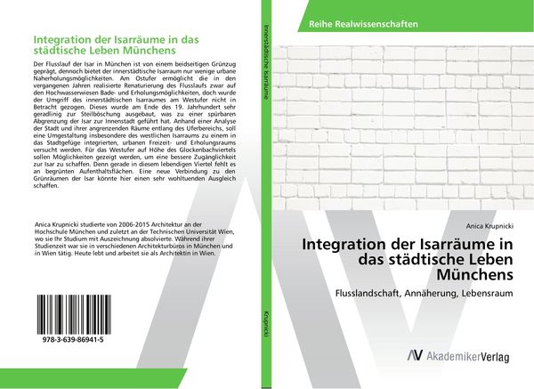 Produktbild: Integration der Isarr&auml;ume in das st&auml;dtische Leben M&uuml;nchens