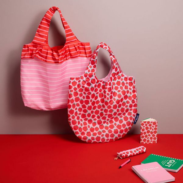 Produktbild: Easy Bag Volant Stripes pink-red