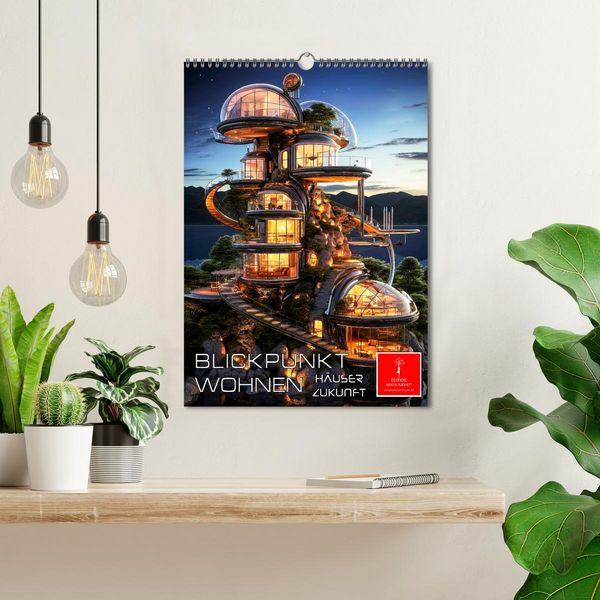Produktbild: Blickpunkt Wohnen H&auml;user Zukunft (Wandkalender 2026 DIN A3 hoch), CALVENDO Monatskalender