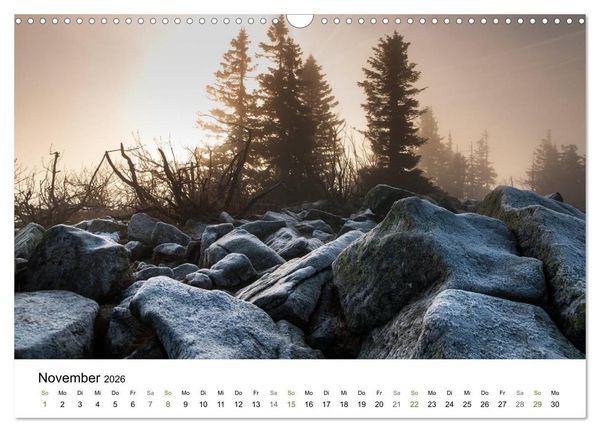 Produktbild: Traumlandschaften im Bayrischen Wald (Wandkalender 2026 DIN A3 quer), CALVENDO Monatskalender