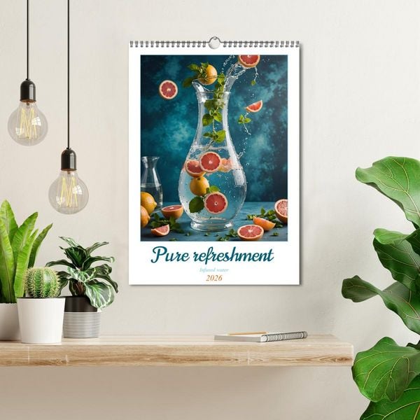 Produktbild: Pure refreshment - Infused water (Wall Calendar 2026 DIN A3 portrait), CALVENDO 12 Month Wall Calendar