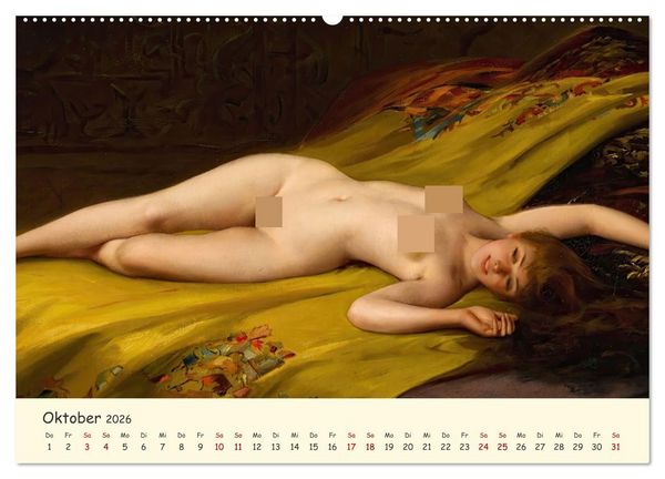 Produktbild: Zeitlose Muse (Wandkalender 2026 DIN A2 quer), CALVENDO Monatskalender